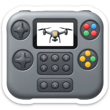 screen drone remote sticker