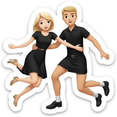 Woman's legs spread wide while man fucks her deep missionary sticker