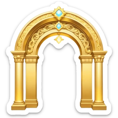 heavenly archway sticker