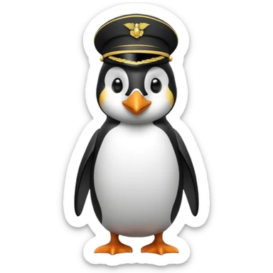 Penguin of Madagascar dressed as a soldier  sticker