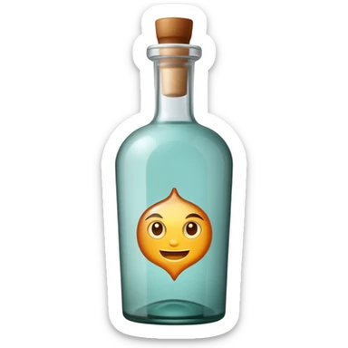 Botella de mezcal  sticker