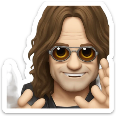 Ozzy osbourne sticker