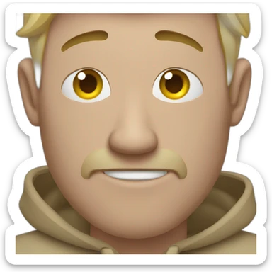 guy who hates his job sticker