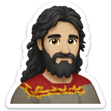 Pashtun x Spain flag sticker