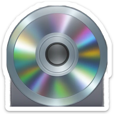 dvd disk sticker