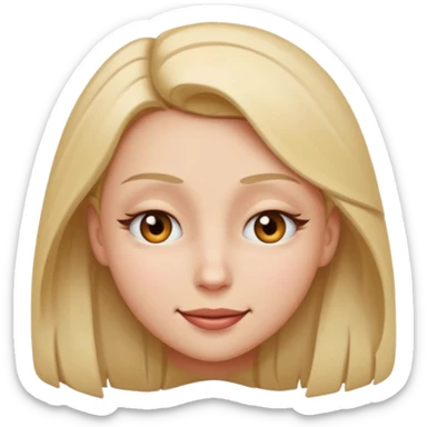 deadly stare one eye emoji girl  sticker