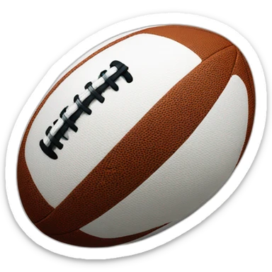 rugby ball sticker