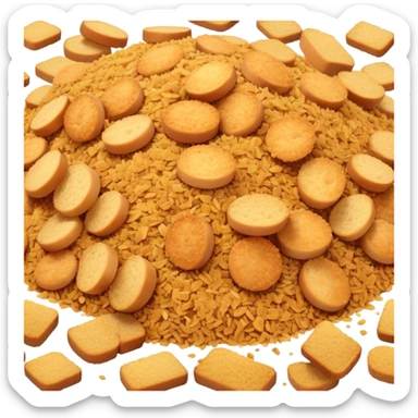 Bread crumbs sticker