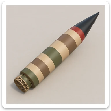 Изометрическая модель этой бомбы, без надписей и флагов и машины sticker