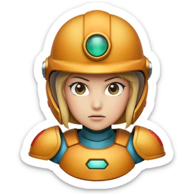 Samus head sticker