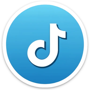 Create a tiktok verified account logo  sticker