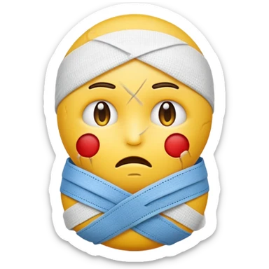 injured emoji sticker