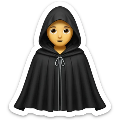 Hooded Cloak sticker