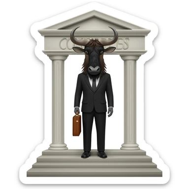 Lawyer Wildebeest sticker