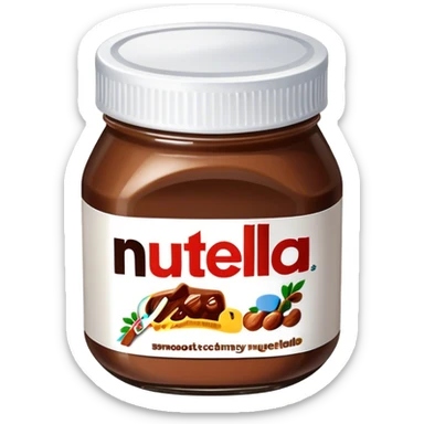 Nutella sticker