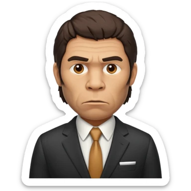 Neanderthal in suit sticker