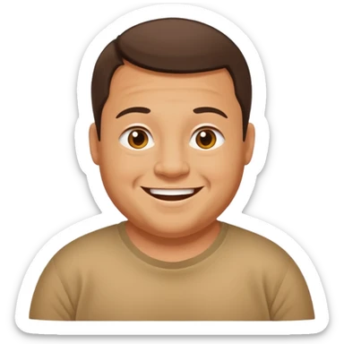 Make me a nice super cool and very huge man who knows all the things about everyone that has down syndrome  sticker