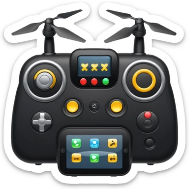 screen drone remote sticker