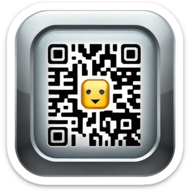 qr code badge sticker