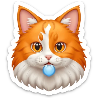 a super cute cat in Tom ang Jerry sticker