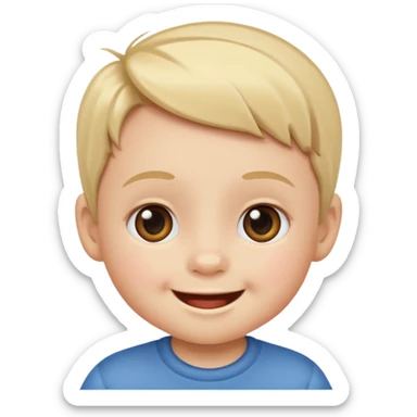 Toddler kids face sticker