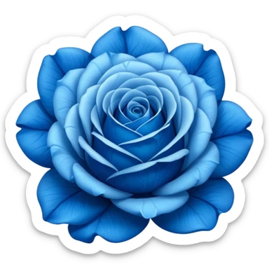 i need this type of blue flower  🌹  but the red prt should be blue sticker