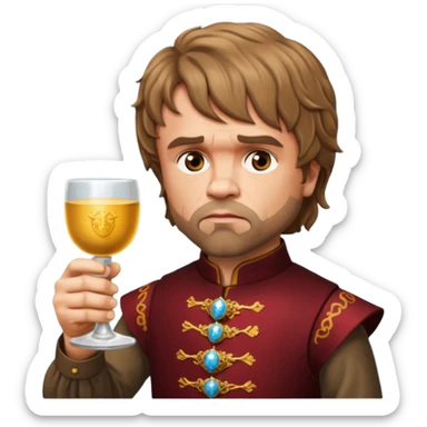 Tyrion lannister drinking sticker