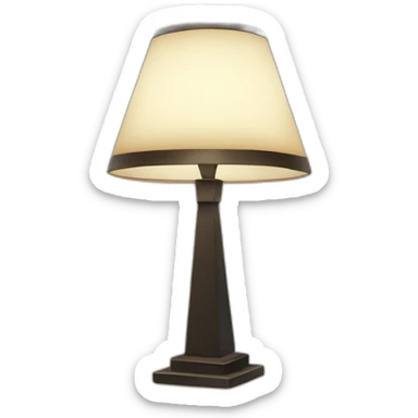 Luxor lamp sticker