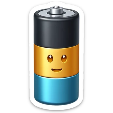 bateria cargada sticker