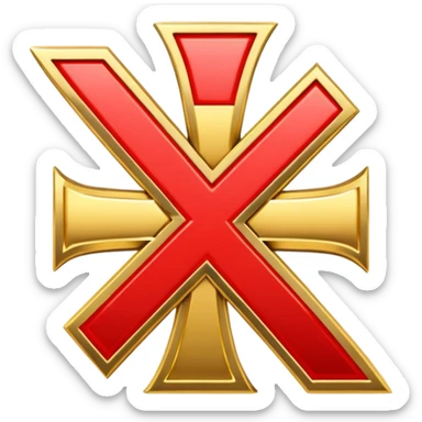 Money symbol with a red x covering it sticker