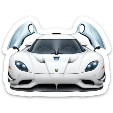koenigsegg logo ghost sticker