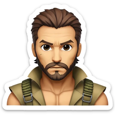 Venom snake from metal gear solid phantom pain sticker