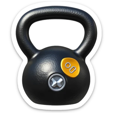 kettlebell weight sticker