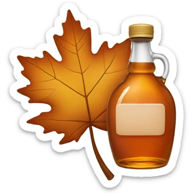 maple syrup sticker