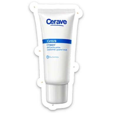 eye cream bottle with label cerave style  sticker