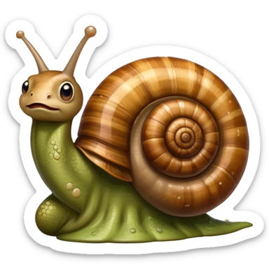 Snail called jacob sticker