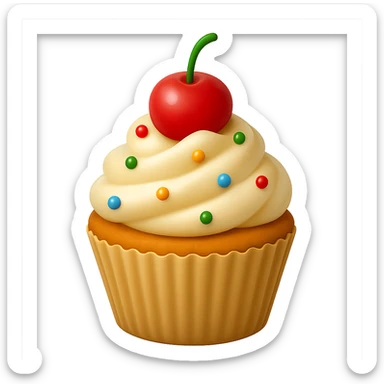 A sweet food emoji, emoji style sticker