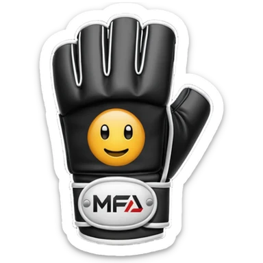 MMA glove sticker