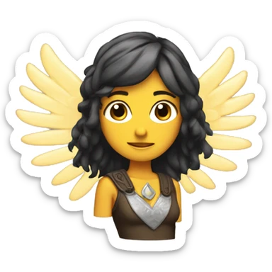 Hada con corona  sticker