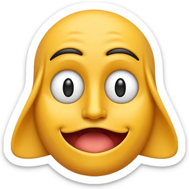 silencio, gesto de silencio con el dedo sobre la boca, estilo emoji clásico sticker