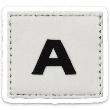 maison margiela clothing tag sticker