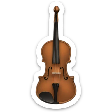 Erlandskian Arabic triangle shape violin Instrument Ethnic sticker