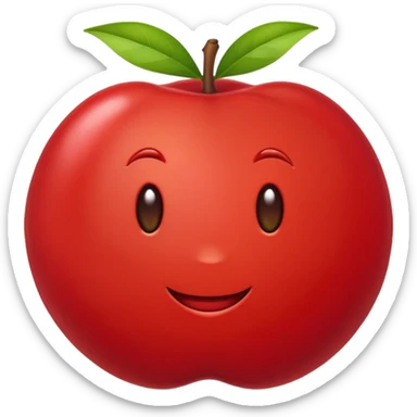 Eu quero um emoji de acerola sticker