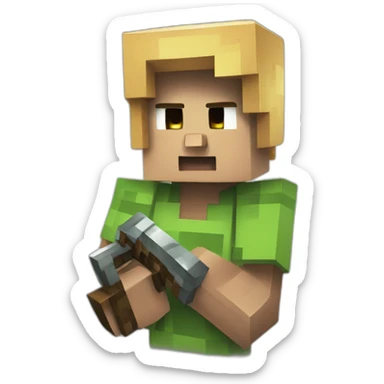 minecraft propaganda sticker