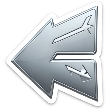 arrow  down download button sticker