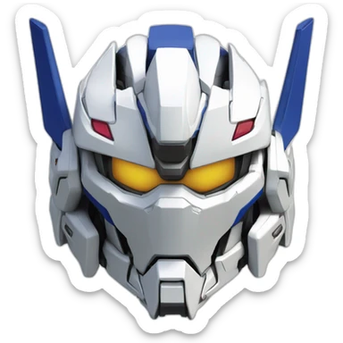 Gunpla Barbatos head sticker