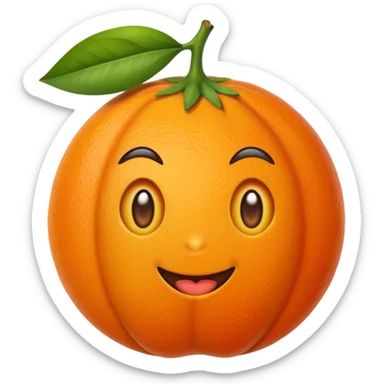 Guaxinim laranja avermelhado  sticker
