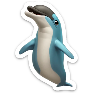 goofy said what a desert man ohh is a dolphin desert jigglyouff talked to goofy like that  sticker