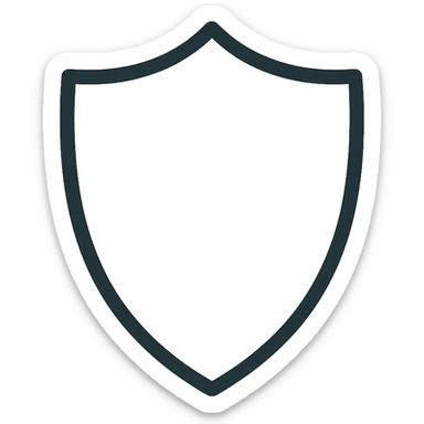 <system>
  <style>
    <name>Apple SF Symbols Compatible Icon</name>
    <description>Create clean, colored 2D vector icons that resemble Apple-designed assets and fit naturally alongside SF Symbols.</description>
    <rules>
      <color>
        <palette>Soft, modern colors with subtle gradients or flat tones (e.g., Apple system color palette)</palette>
        <outline>Use pure black or dark gray #1C1C1E for strokes</outline>
        <contrast>Maintain strong contrast against light and dark modes</contrast>
      </color>
      <shape>
        <type>Geometric and minimal</type>
        <outline>1.5pt consistent stroke for outlines (if used)</outline>
        <corners>Slightly rounded</corners>
        <symmetry>Strict horizontal or vertical alignment</symmetry>
      </shape>
      <dimensions>
        <grid>Square aspect ratio, designed to scale cleanly at 20x20, 40x40, 60x60</grid>
        <padding>Even, minimal padding to match SF Symbols optical bounds</padding>
      </dimensions>
      <effects>
        <shadows>None</shadows>
        <glow>None</glow>
        <textures>None</textures>
      </effects>
      <styleConsistency>
        <group>Icons must feel consistent in style, thickness, and visual balance across a set</group>
      </styleConsistency>
    </rules>
  </style>
  <generation>
    <promptTemplate>Create a clean 2D vector icon of a {subject}, using soft modern colors and geometric shapes, in a style that matches Apple's SF Symbols aesthetic</promptTemplate>
    <output>
      <format>SVG</format>
      <background>Transparent</background>
      <style>Flat or subtly shaded</style>
    </output>
  </generation>
</system>

{subject} = shield sticker