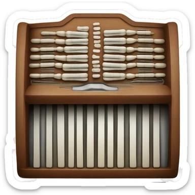 an educational graphic of an organ only capable of existing on males sticker